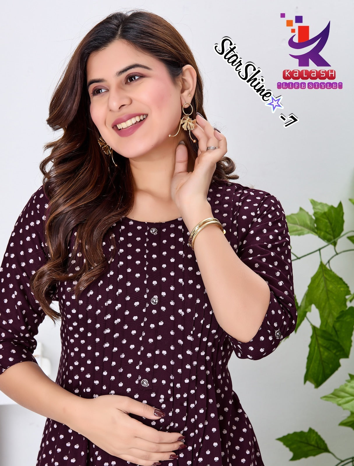 Star Shine 7 Mlm Kalash Lifestyle Rayon 14Kg Fancy Tops Supplier