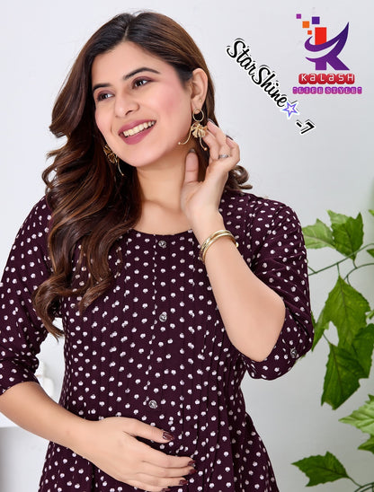 Star Shine 7 Mlm Kalash Lifestyle Rayon 14Kg Fancy Tops Supplier