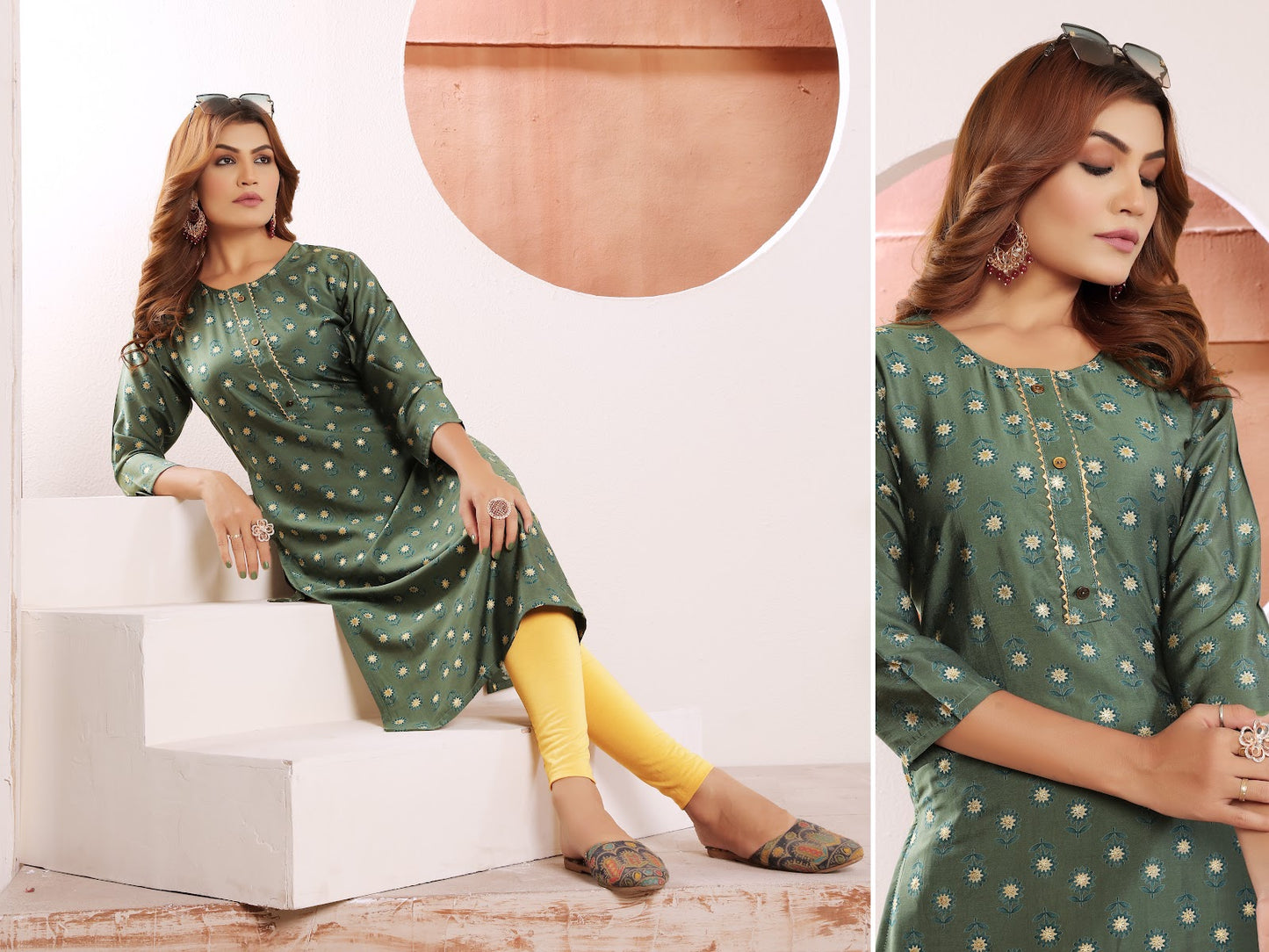 Star Vol 2 Moksh Muslin Kurti With Pocket Wholesaler India