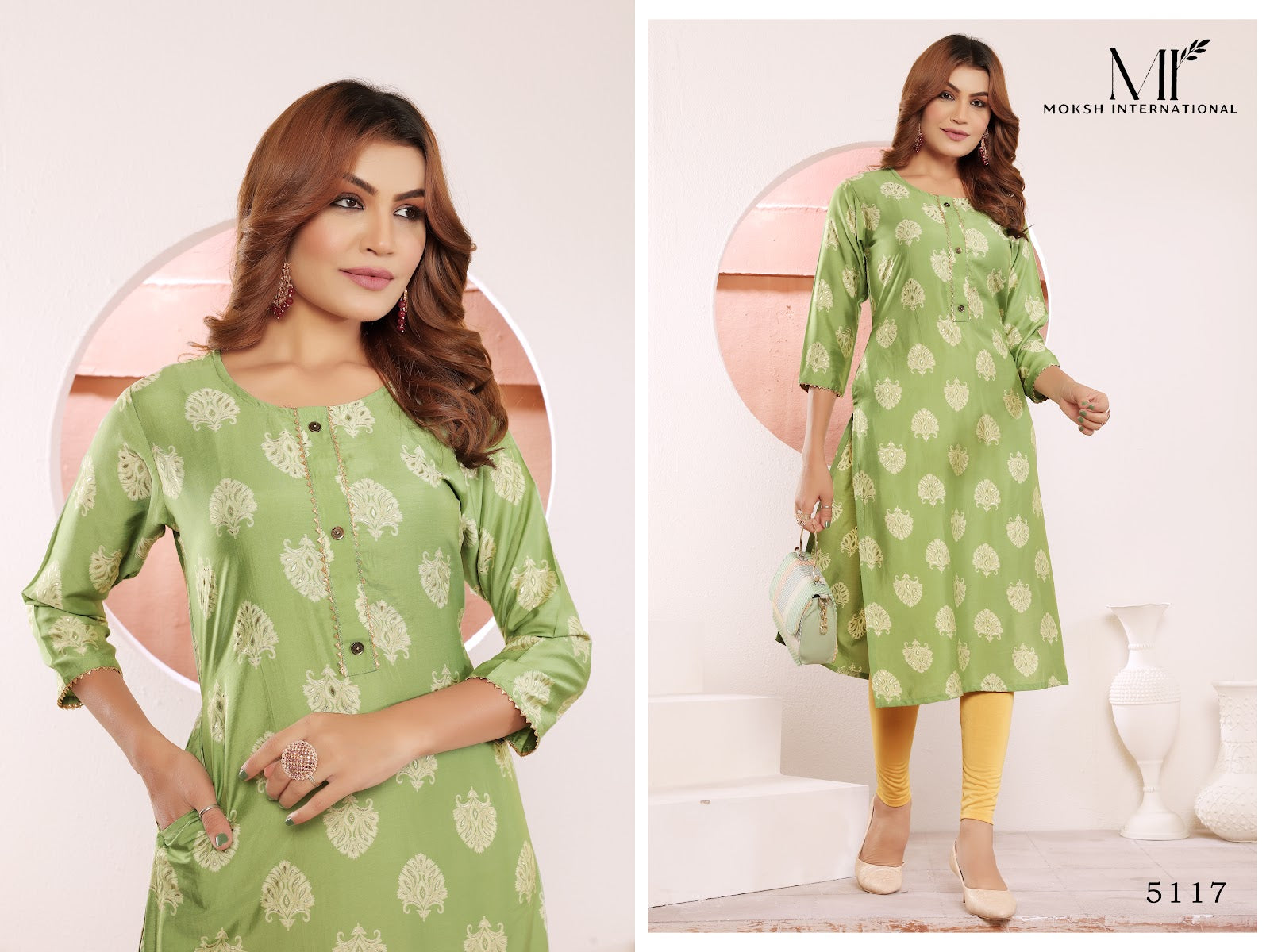 Star Vol 2 Moksh Muslin Kurti With Pocket Wholesaler India