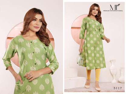 Star Vol 2 Moksh Muslin Kurti With Pocket Wholesaler India