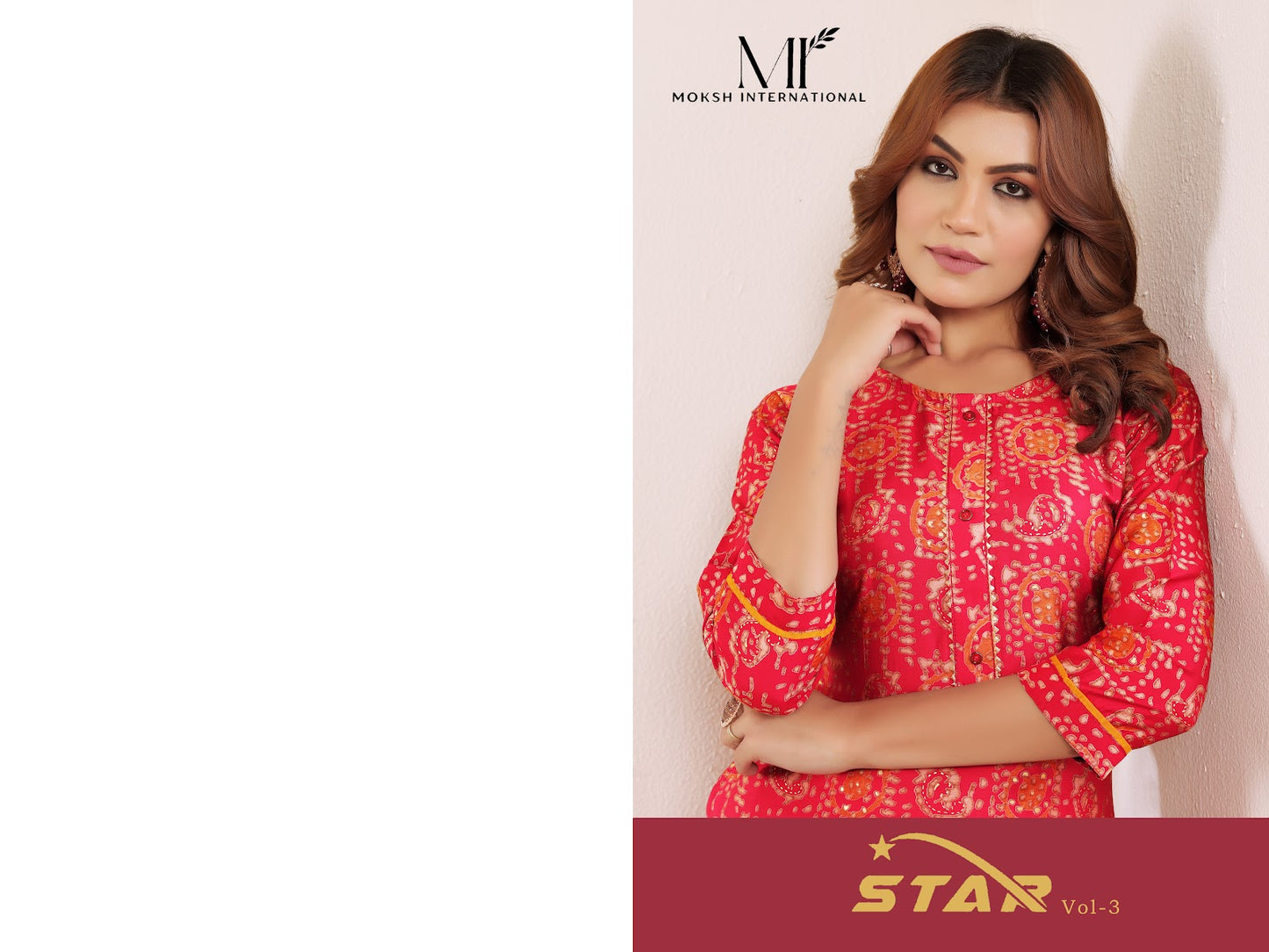 Star Vol 3 Moksh Muslin Kurti With Pocket Wholesale Price