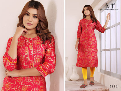 Star Vol 3 Moksh Muslin Kurti With Pocket Wholesale Price