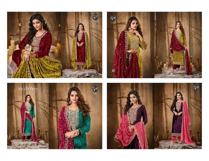 Starblast Vol 2 Four Dots Velvet Suits Wholesale Price