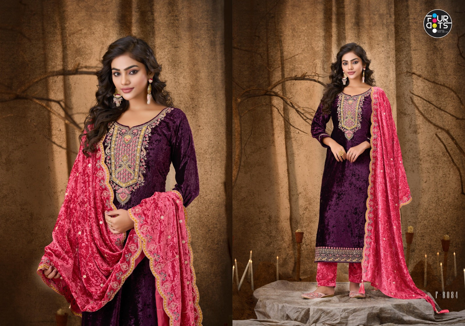 Starblast Vol 2 Four Dots Velvet Suits Wholesale Price