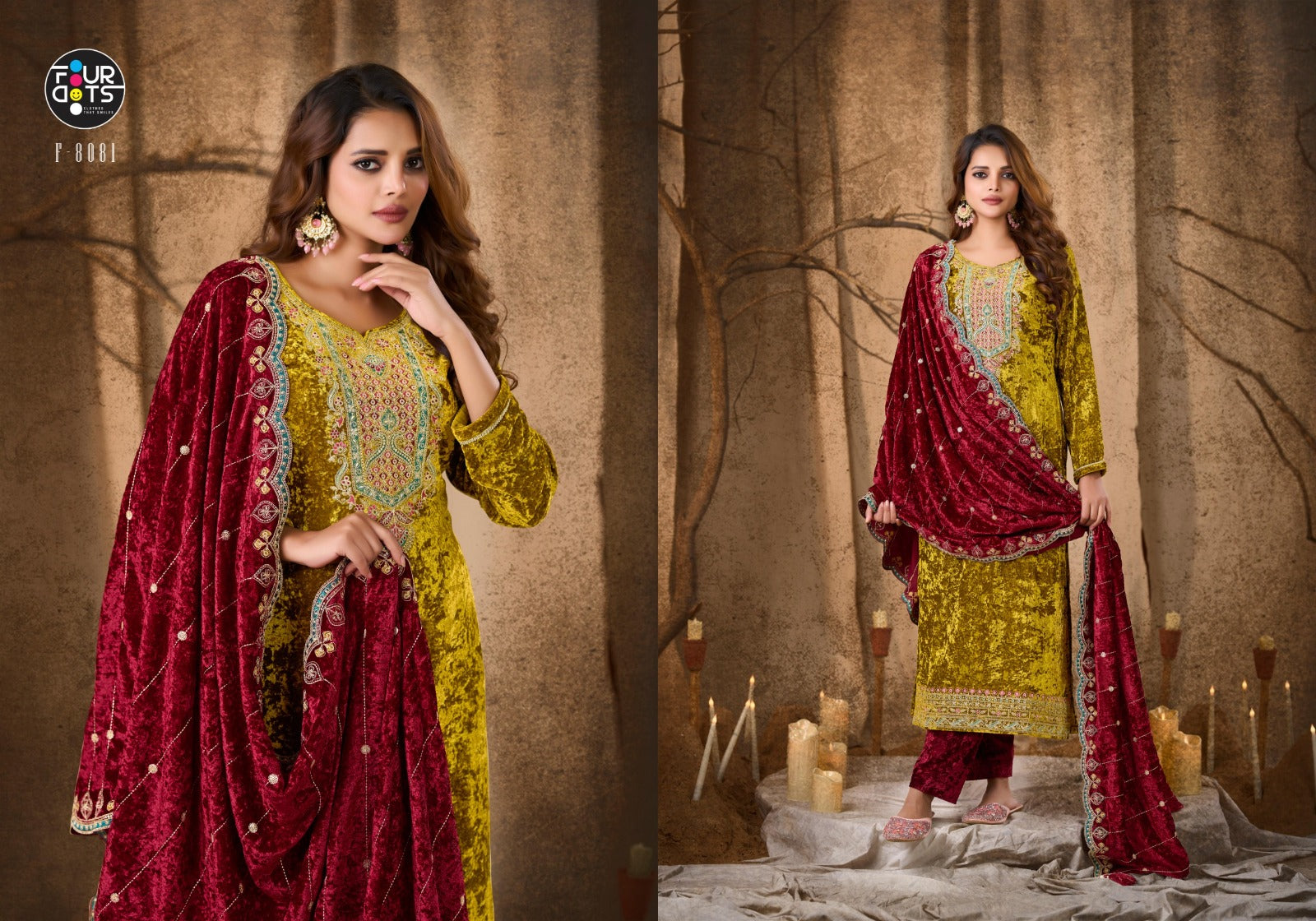 Starblast Vol 2 Four Dots Velvet Suits Wholesale Price