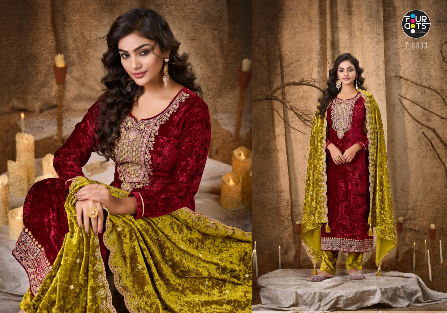 Starblast Vol 2 Four Dots Velvet Suits Wholesale Price