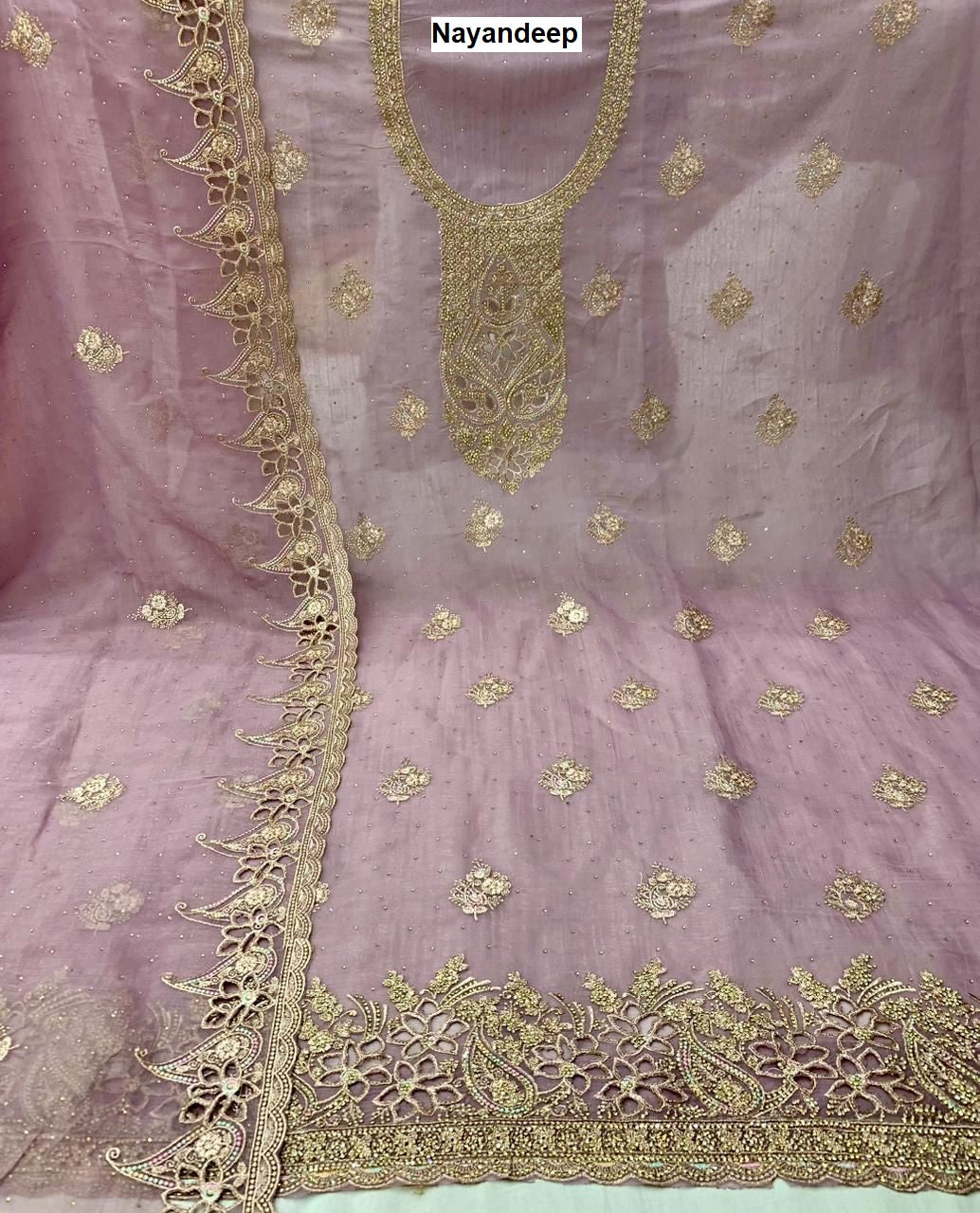 Starbucks Nayandeep Rose Gold Salwar Suits Wholesaler India