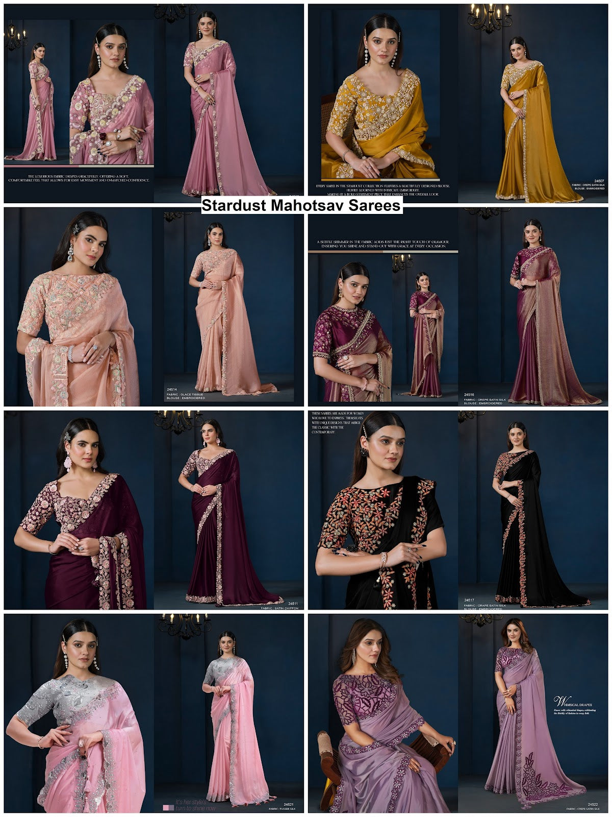 Stardust Mahotsav Sarees Exporter India