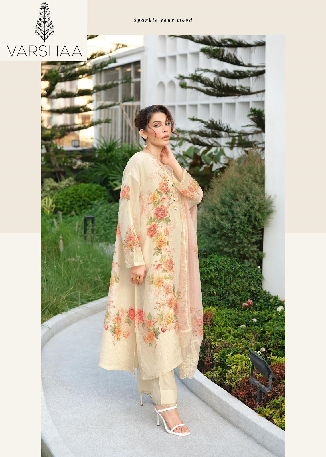 Stardust Varshaa Viscose Organza Plazzo Style Suits Manufacturer Gujarat