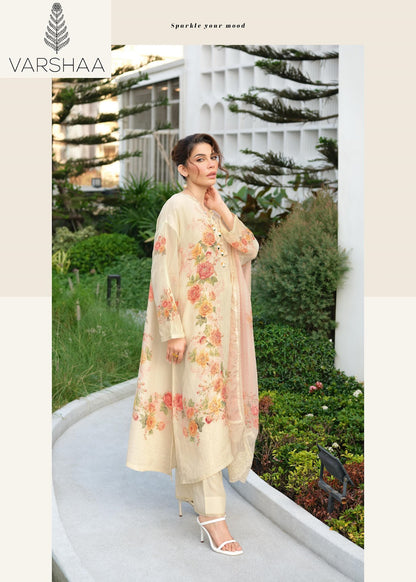 Stardust Varshaa Viscose Organza Plazzo Style Suits Manufacturer Gujarat