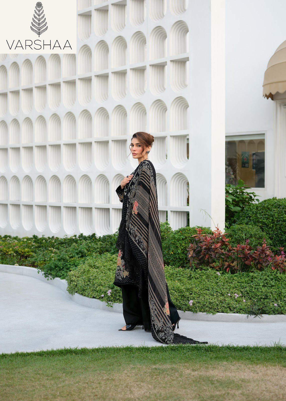 Stardust Varshaa Viscose Organza Plazzo Style Suits Manufacturer Gujarat