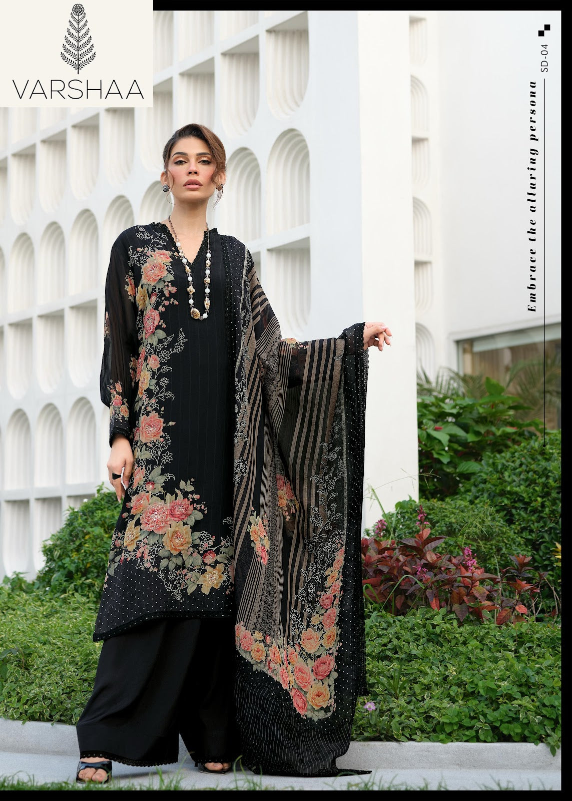 Stardust Varshaa Viscose Organza Plazzo Style Suits Manufacturer Gujarat