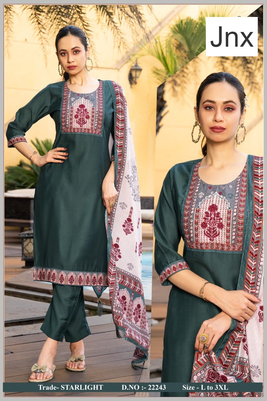 Starlight Jnx Berlin Readymade Pant Style Suits Wholesale Price