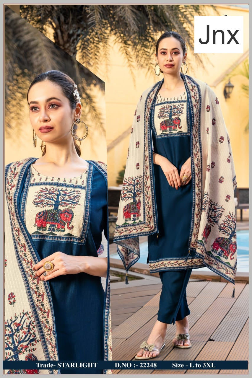 Starlight Jnx Berlin Readymade Pant Style Suits Wholesale Price