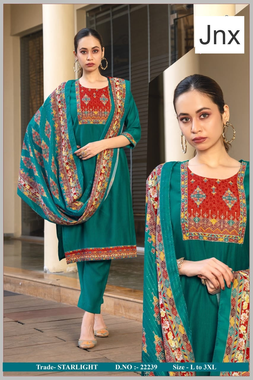 Starlight Jnx Berlin Readymade Pant Style Suits Wholesale Price