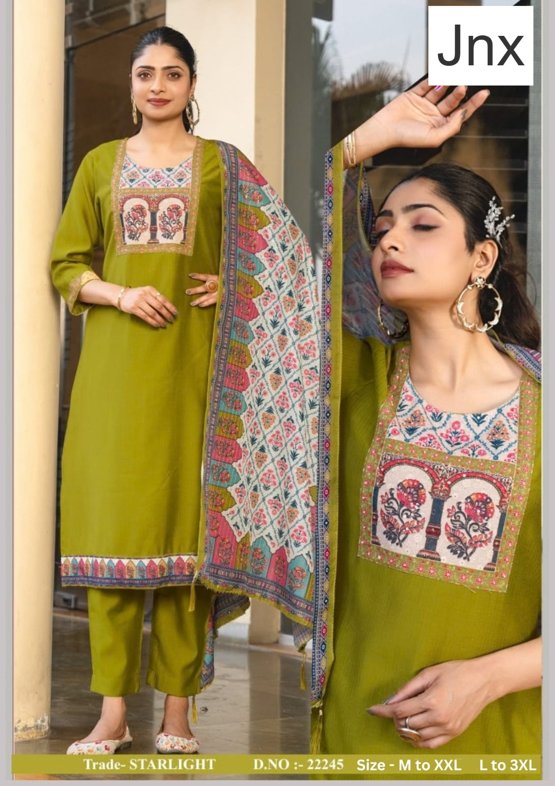 Starlight Jnx Berlin Readymade Pant Style Suits Wholesale Price