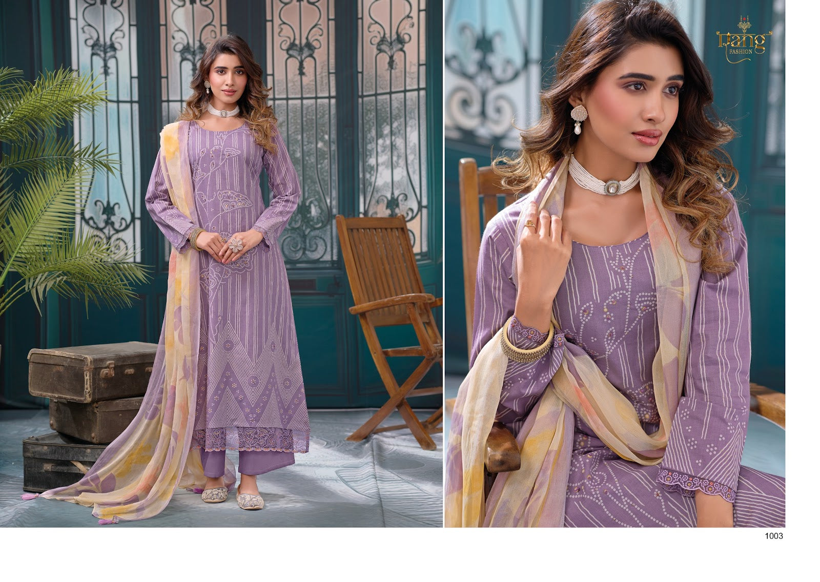 Status Rang Fashion Swiss Lawn Pant Style Suits Supplier Ahmedabad