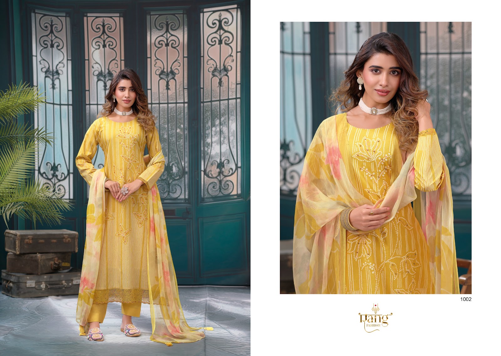 Status Rang Fashion Swiss Lawn Pant Style Suits Supplier Ahmedabad