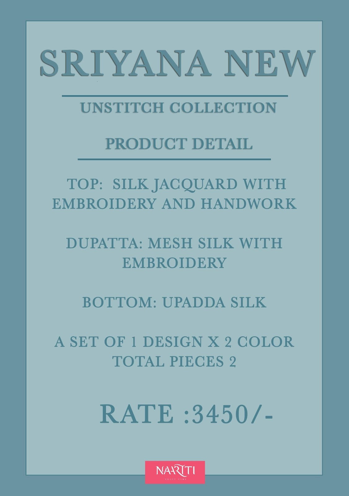 Stiyana New Naariti Silk Pant Style Suits Supplier India