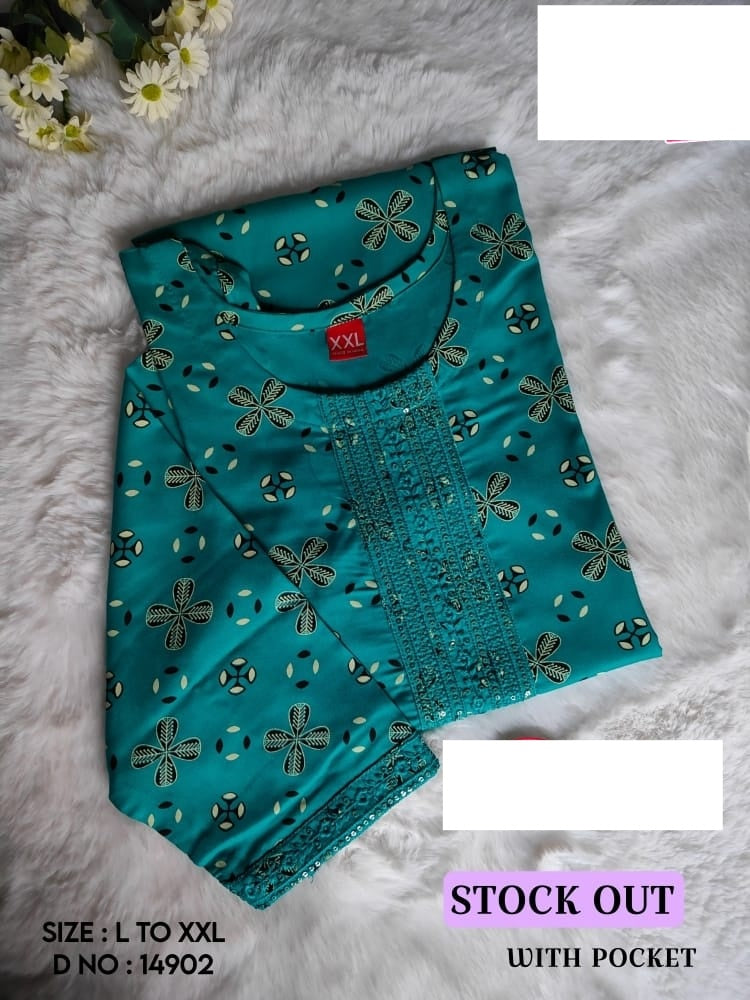 Stock Out Liva Jnx Rayon Kurti With Pocket Wholesale