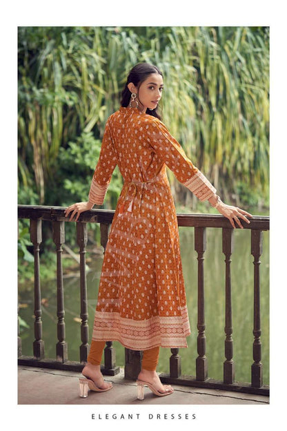 Strawberry Ambika Rayon 14Kg Anarkali Kurtis Exporter Gujarat