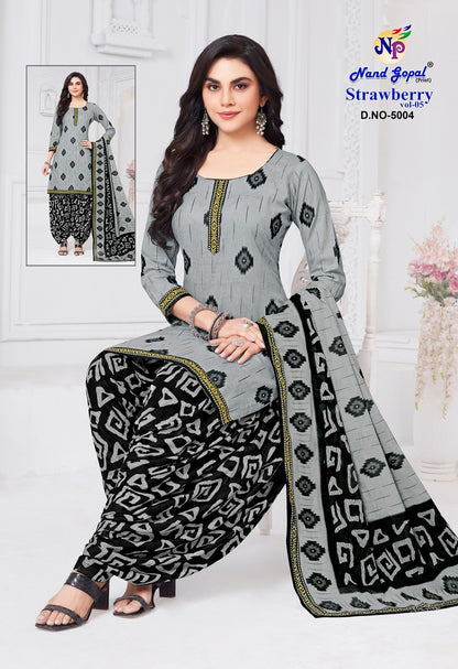 Strawberry Vol 5 Nandgopal Cotton Dress Material Exporter Ahmedabad