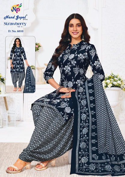 Strawberry Vol 6 Nandgopal Cotton Dress Material Manufacturer Gujarat