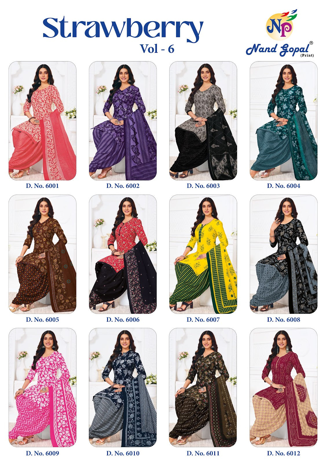 Strawberry Vol 6 Nandgopal Cotton Dress Material Manufacturer Gujarat