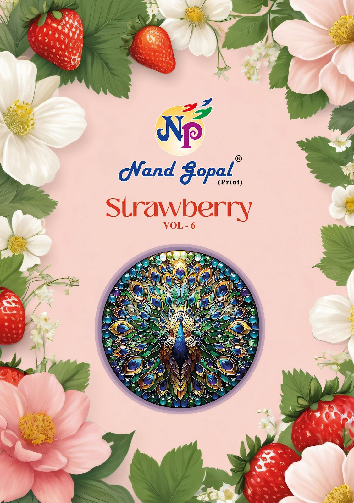 Strawberry Vol 6 Nandgopal Cotton Dress Material Manufacturer Gujarat