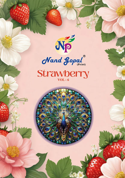 Strawberry Vol 6 Nandgopal Cotton Dress Material Manufacturer Gujarat