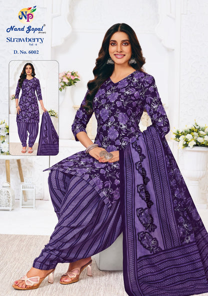 Strawberry Vol 6 Nandgopal Cotton Dress Material Manufacturer Gujarat