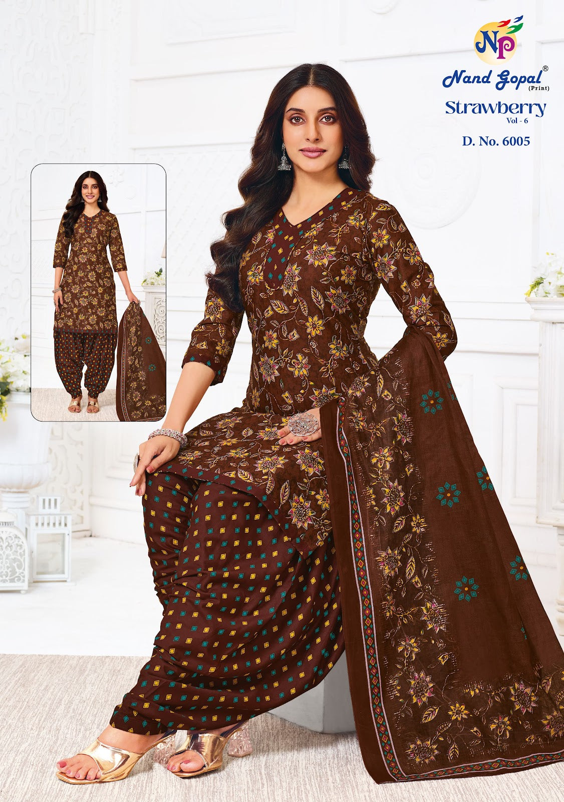 Strawberry Vol 6 Nandgopal Cotton Dress Material Manufacturer Gujarat