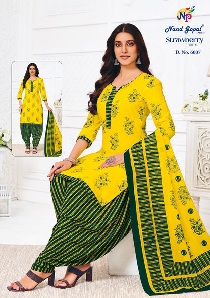 Strawberry Vol 6 Nandgopal Cotton Dress Material Manufacturer Gujarat