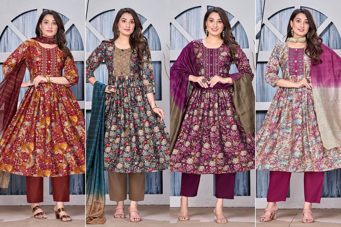 Stree Vol 1 Vos Modal Readymade Pant Style Suits Manufacturer Gujarat