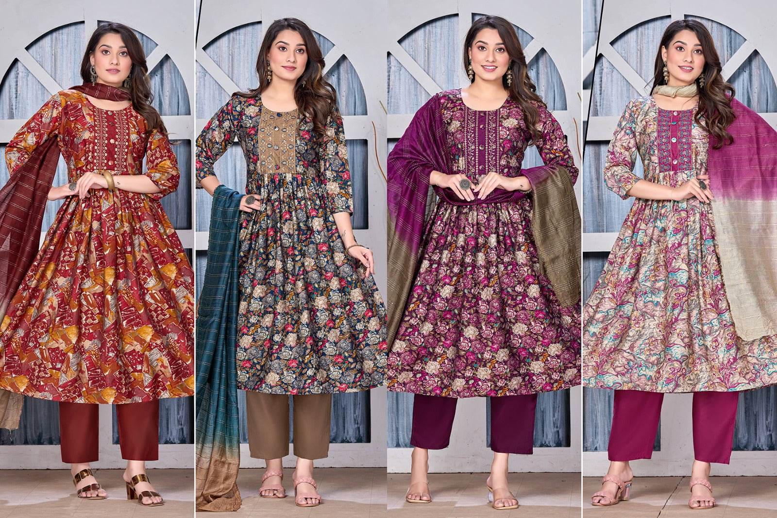 Stree Vol 1 Vos Modal Readymade Pant Style Suits Manufacturer Gujarat