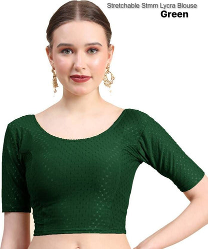 Stretchable Stmm Dobby Blouse Supplier Gujarat