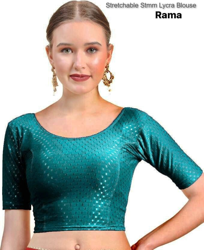 Stretchable Stmm Dobby Blouse Supplier Gujarat