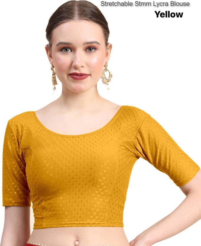 Stretchable Stmm Dobby Blouse Supplier Gujarat