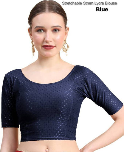 Stretchable Stmm Dobby Blouse Supplier Gujarat