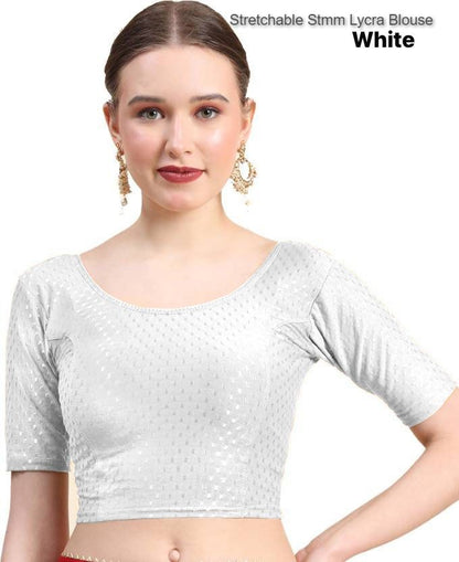 Stretchable Stmm Dobby Blouse Supplier Gujarat