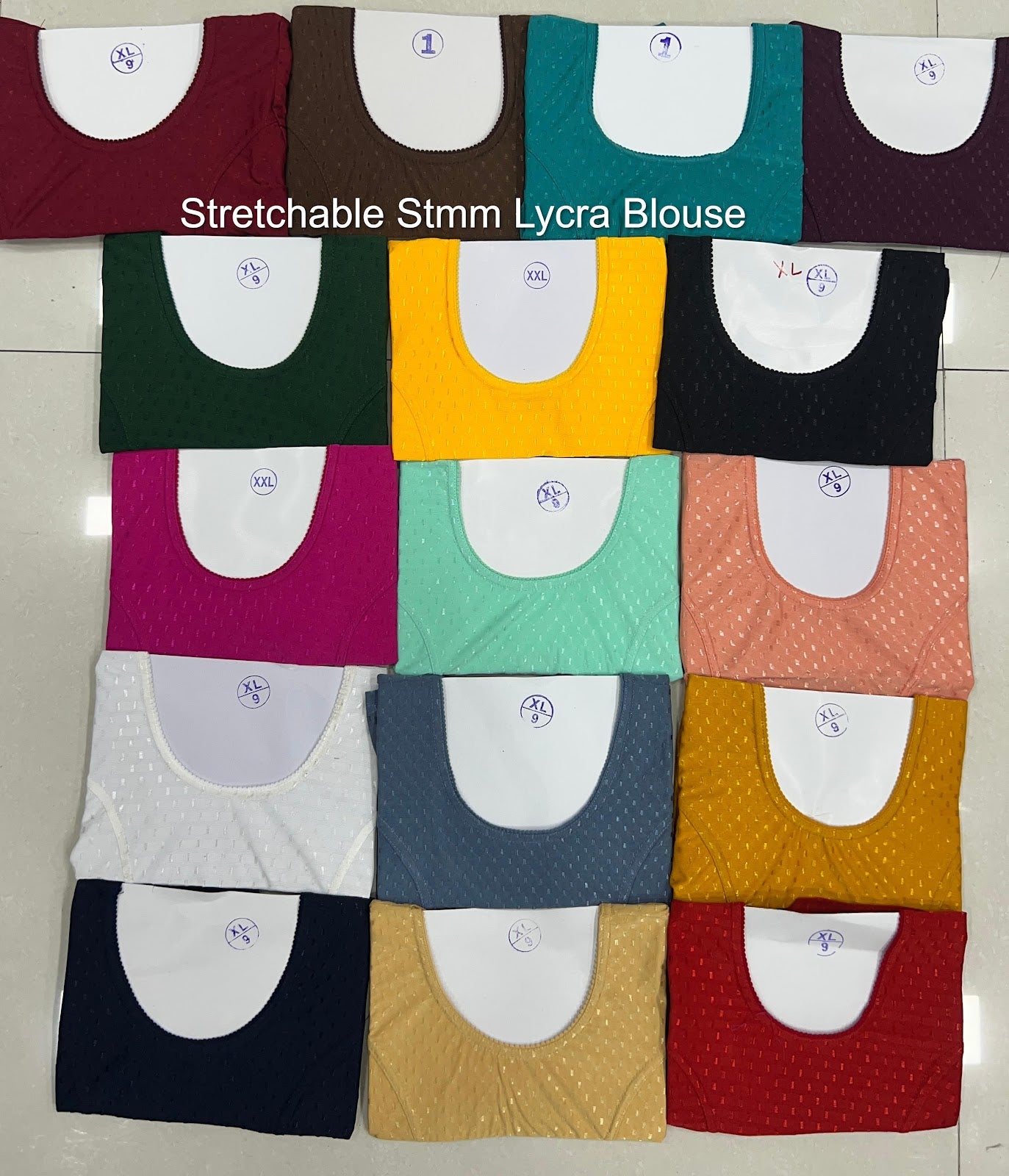 Stretchable Stmm Dobby Blouse Supplier Gujarat