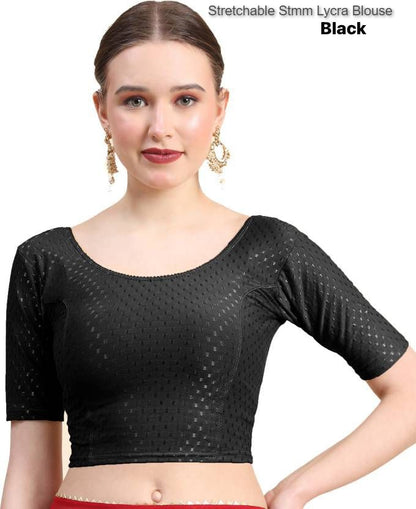 Stretchable Stmm Dobby Blouse Supplier Gujarat