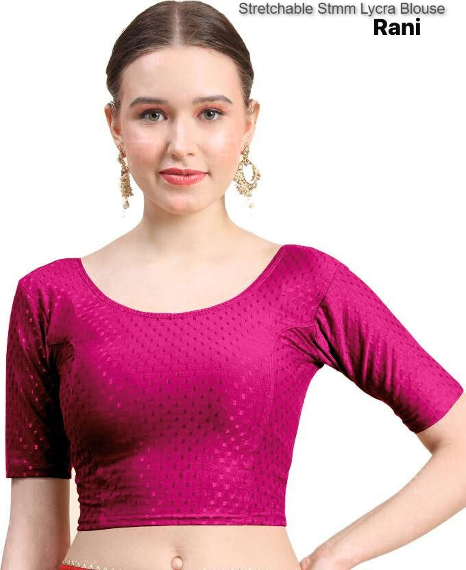 Stretchable Stmm Dobby Blouse Supplier Gujarat