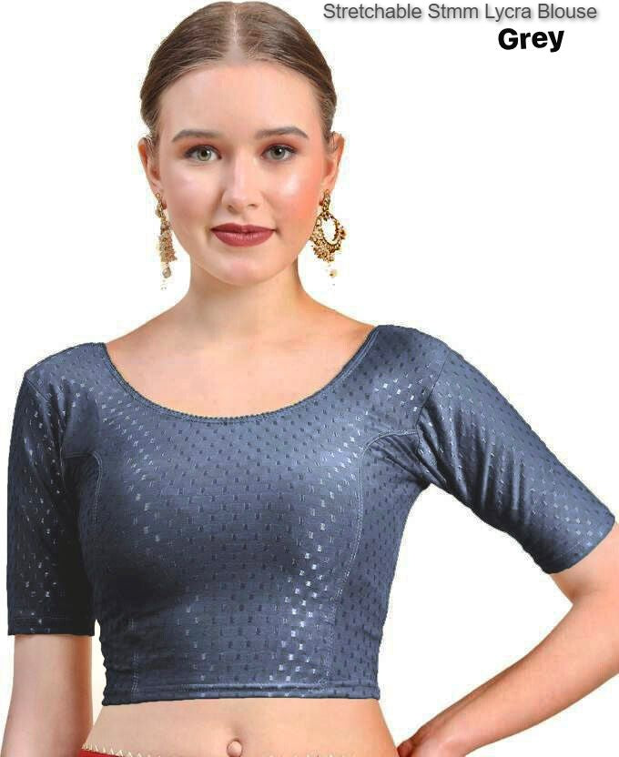 Stretchable Stmm Dobby Blouse Supplier Gujarat