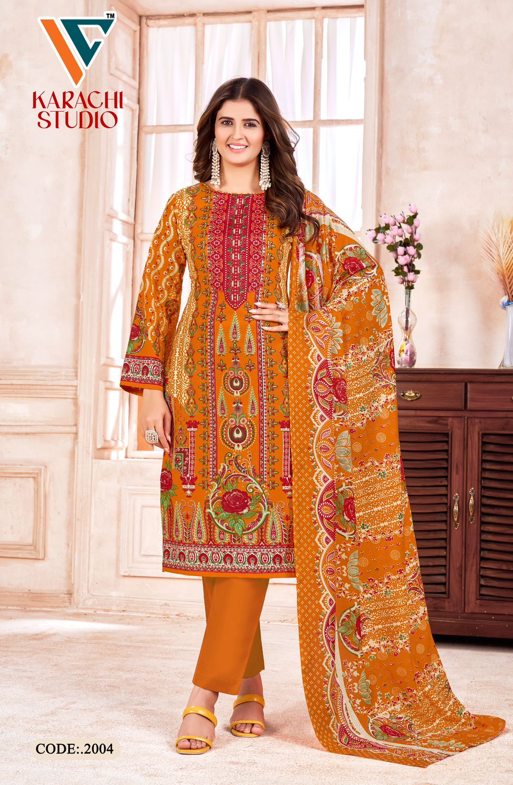 Studio Vol 2 Vandana Creation Cotton Karachi Salwar Suits Manufacturer Ahmedabad