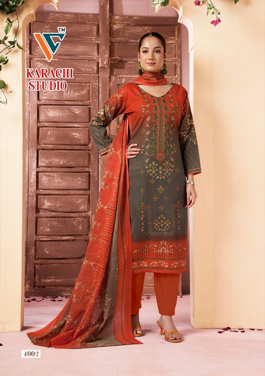 Studio Vol 4 Vandana Creation Cotton Karachi Salwar Suits Supplier