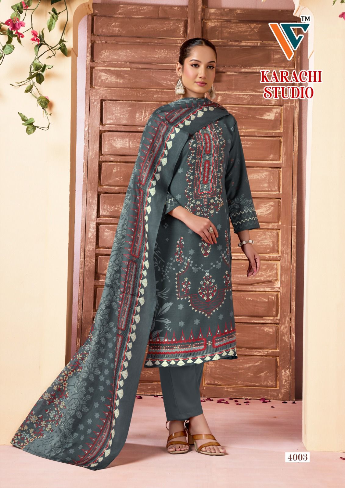 Studio Vol 4 Vandana Creation Cotton Karachi Salwar Suits Supplier