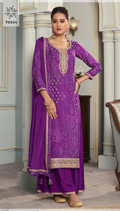 Stuti Kuleesh Vinay Fashion Llp Silk Pant Style Suits Wholesaler India