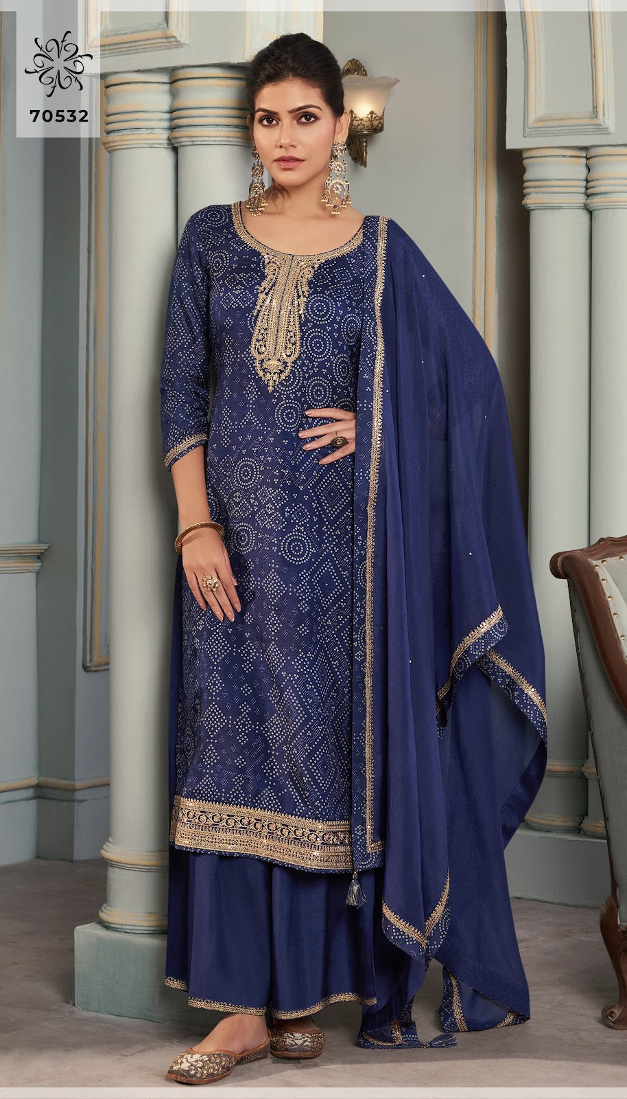 Stuti Kuleesh Vinay Fashion Llp Silk Pant Style Suits Wholesaler India